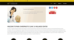 Desktop Screenshot of parkchiropracticclinic.com